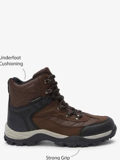 Brown Waterproof Walking Boots