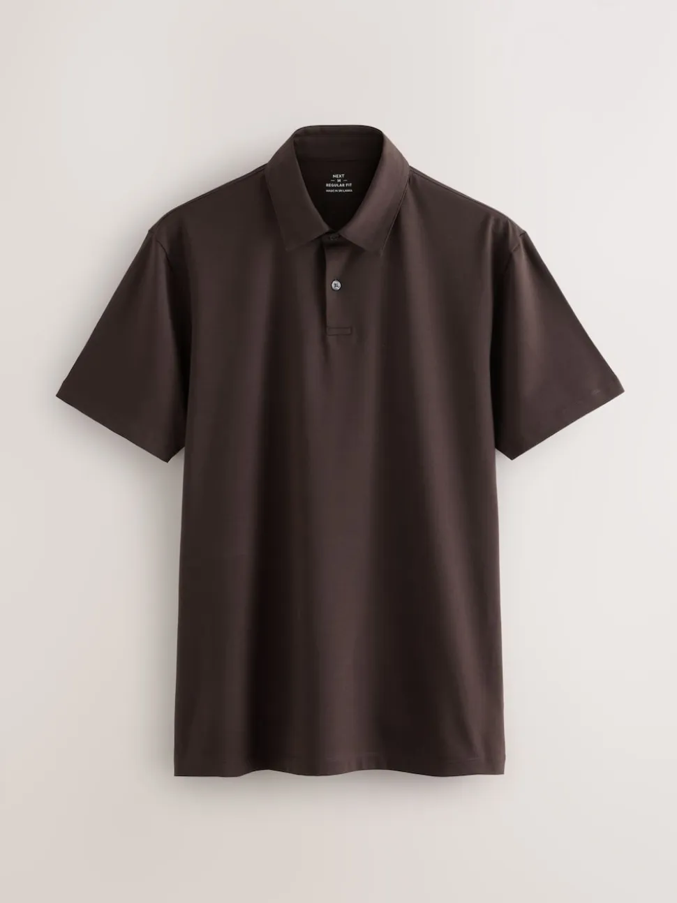Brown/Blue/Neutral Regular Fit Short Sleeve Jersey Polo Shirts 3 Pack