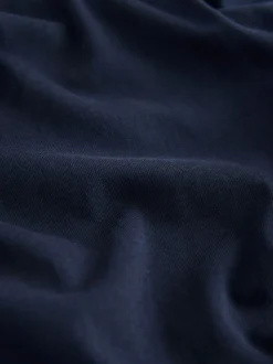 Brown/Navy Blue Long Sleeve Jersey Pyjamas Set
