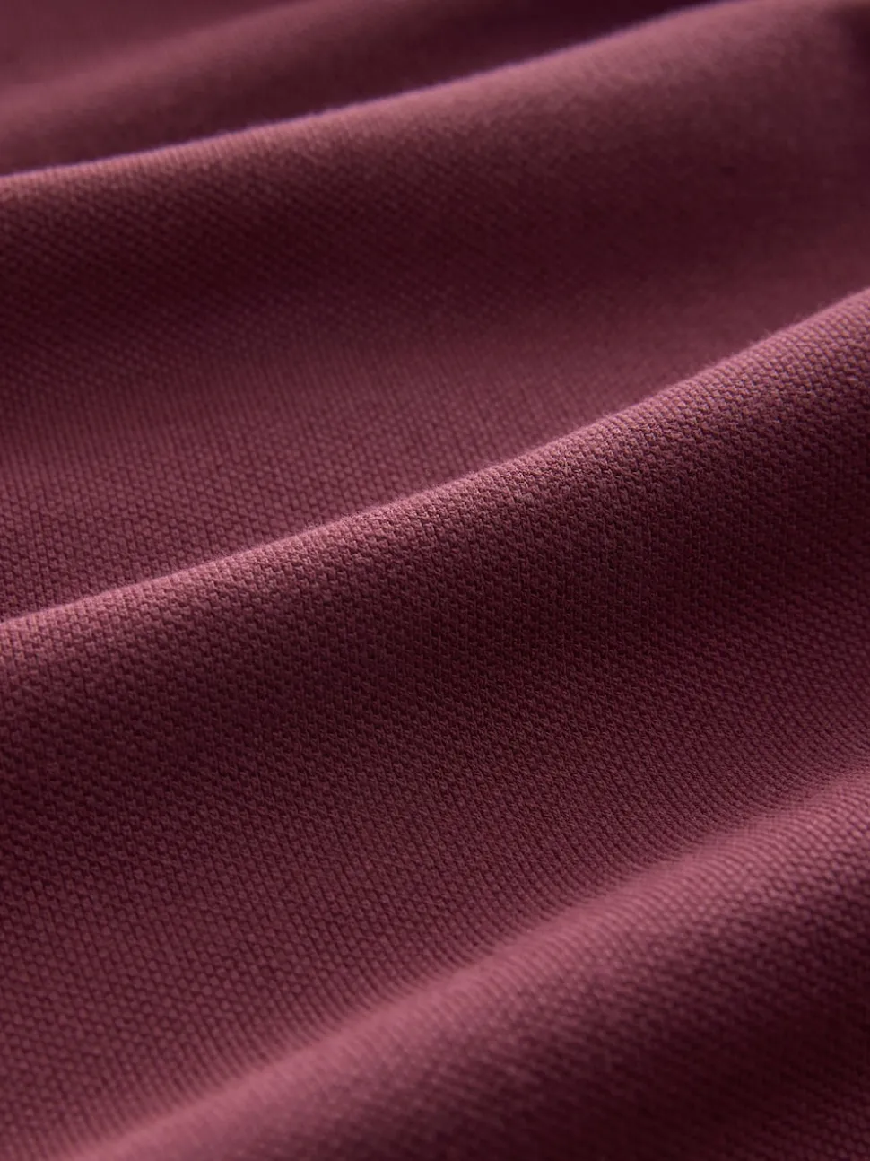 Burgundy Red Regular Fit Short Sleeve Tipped Polo Shirt