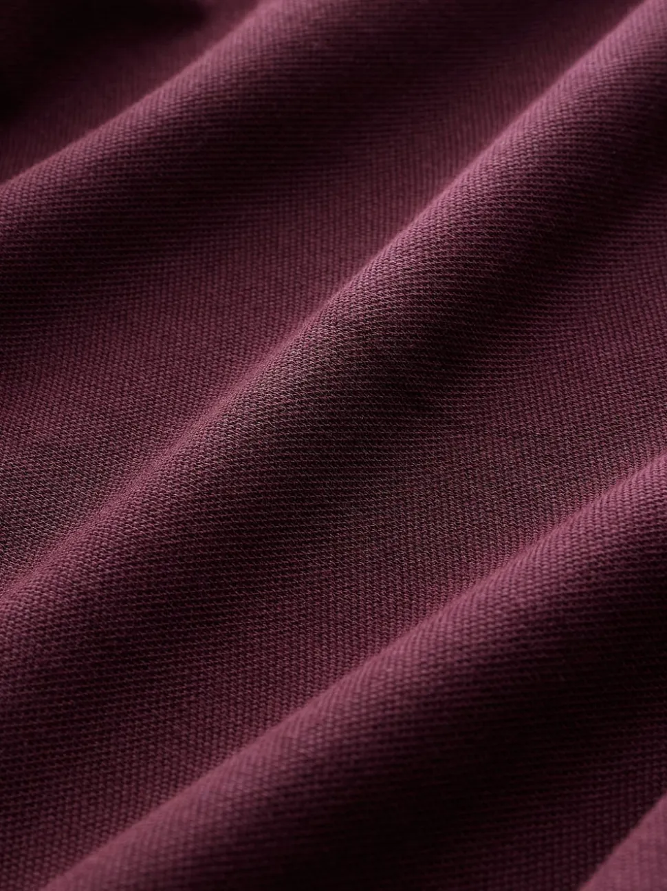 Burgundy Red Slim Fit Short Sleeve Pique Polo Shirt