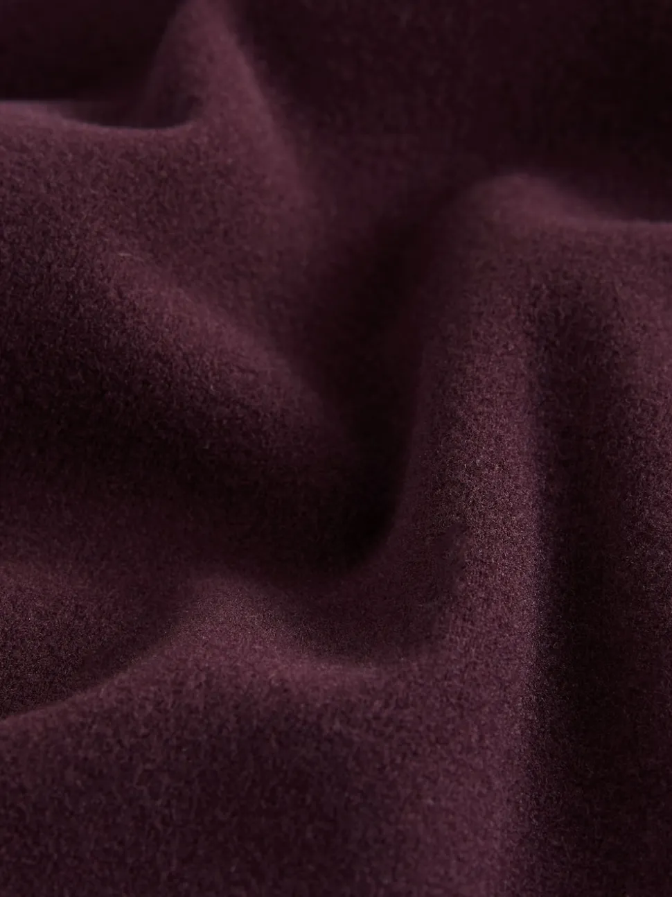 Burgundy Red Soft Touch Quarter Zip Neck Fleece