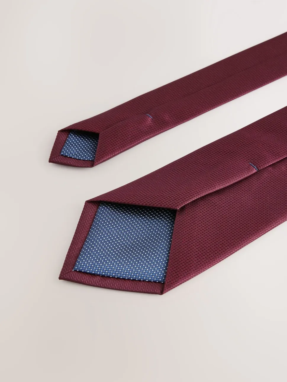 Burgundy Red Textured Tie