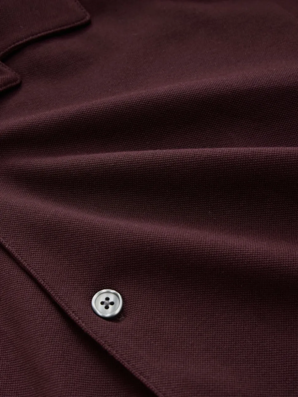 Burgundy Red/Navy Blue/Olive Green Short Sleeve Pique Shirts 3 Pack