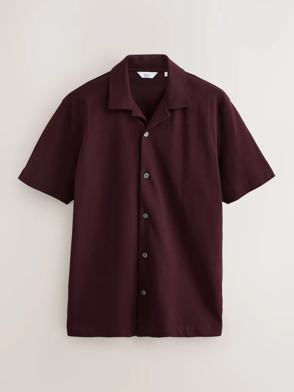 Burgundy Red/Navy Blue/Olive Green Short Sleeve Pique Shirts 3 Pack