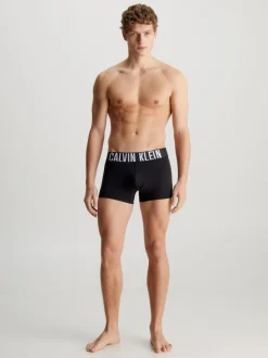 Calvin Klein Black 3 Pack Trunks Intense Power Micro