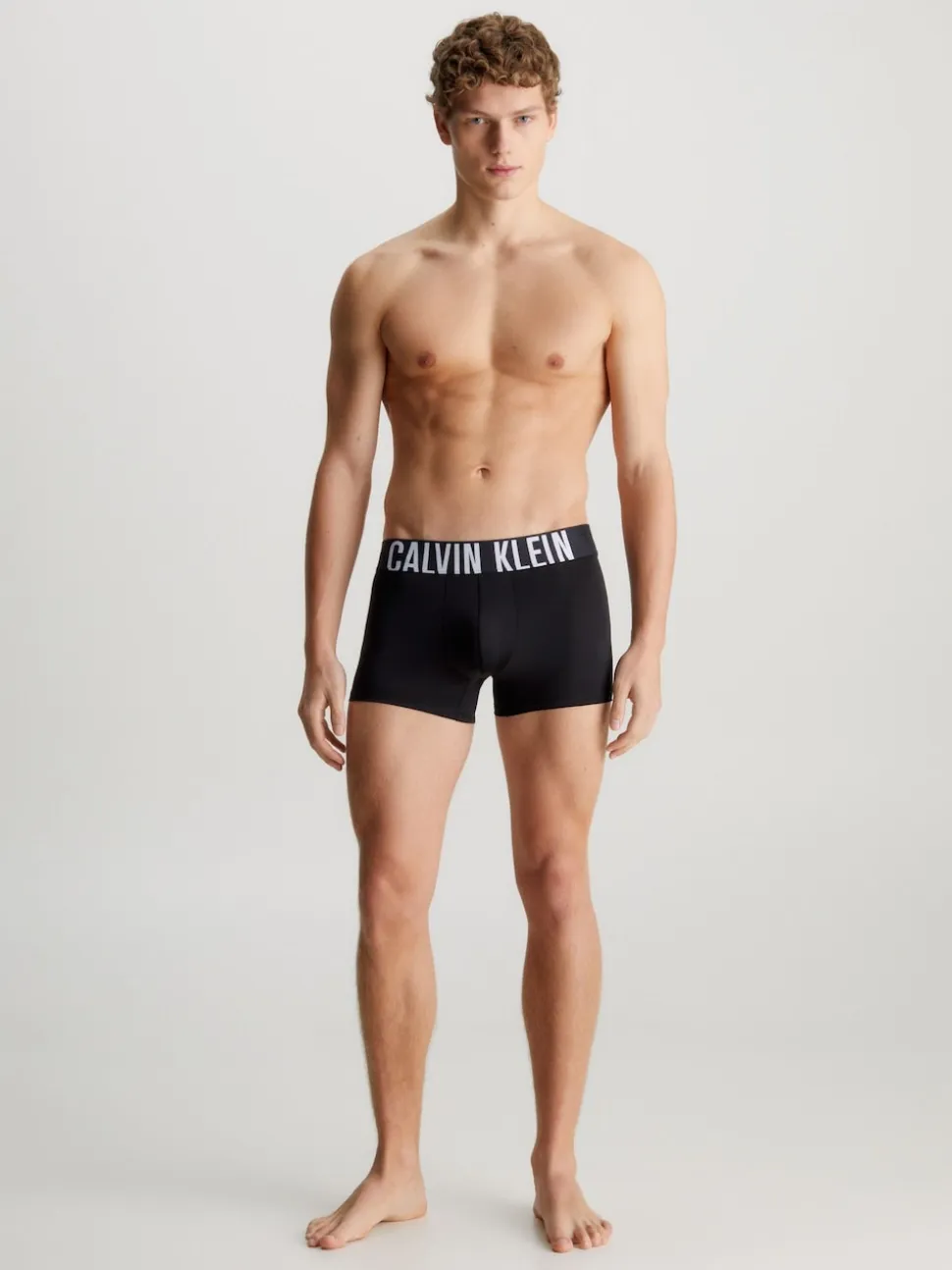 Calvin Klein Black 3 Pack Trunks Intense Power Micro
