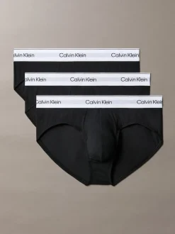 Calvin Klein Black 3 Pack Briefs - Icon Cotton Stretch