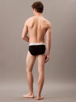 Calvin Klein Black 3 Pack Briefs - Icon Cotton Stretch