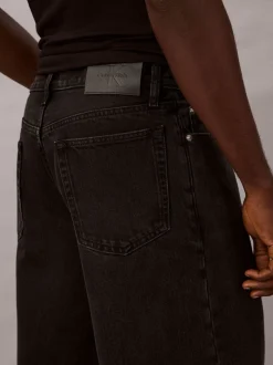 Calvin Klein Black Barrel Fit Jeans
