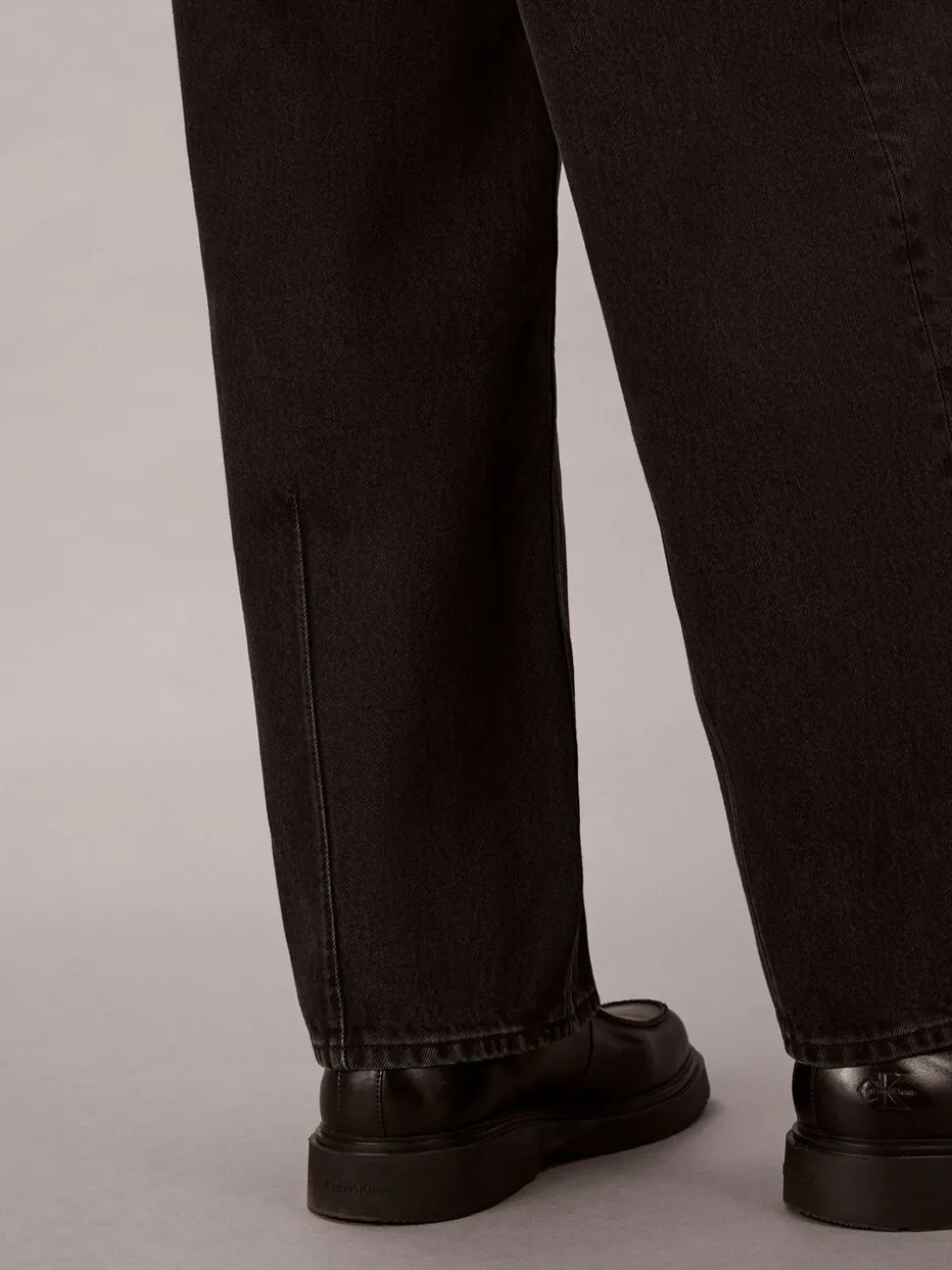 Calvin Klein Black Barrel Fit Jeans