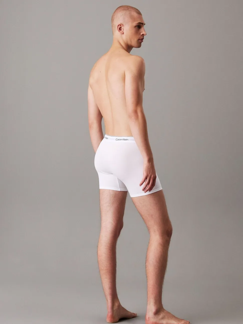 Calvin Klein Black Chrome 5 Pack Icon Cotton Stretch Boxer Trunks 5 Pack