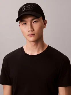 Calvin Klein Black Corduroy Cap
