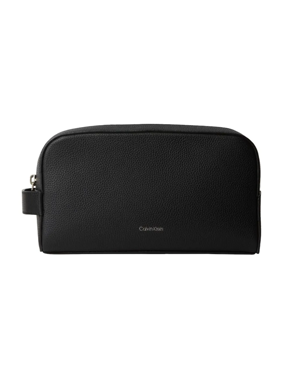 Calvin Klein Black Foil Emboss Dopp Kit Bag