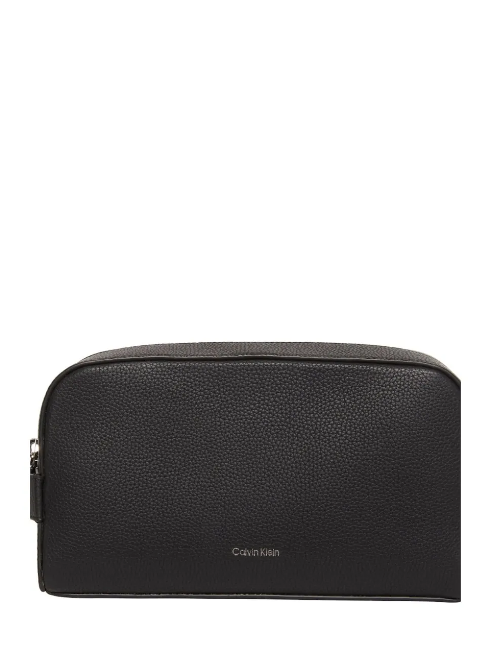 Calvin Klein Black Foil Emboss Dopp Kit Bag