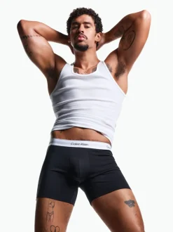 Calvin Klein Black Icon Cotton Stretch Boxer Briefs 3 Pack