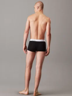Calvin Klein Black Icon Cotton Stretch Low Rise Boxer Trunks 3 Pack