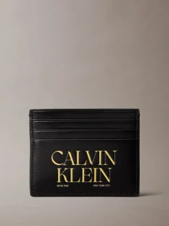 Calvin Klein Black Logo Graphic Card Case