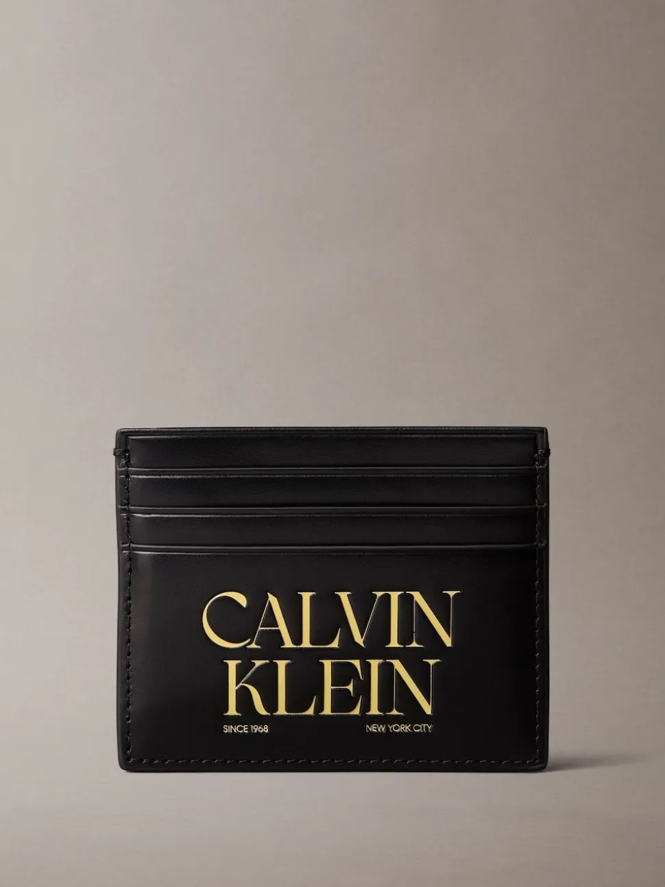 Calvin Klein Black Logo Graphic Card Case