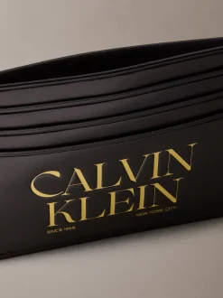 Calvin Klein Black Logo Graphic Card Case