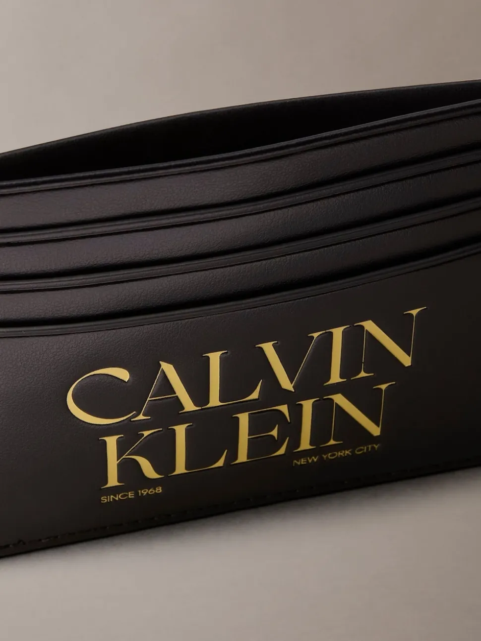 Calvin Klein Black Logo Graphic Card Case