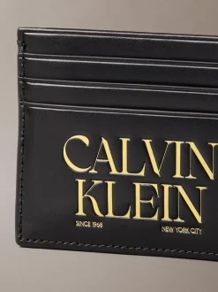 Calvin Klein Black Logo Graphic Card Case