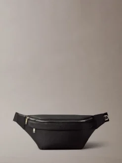 Calvin Klein Black Micro Pebble Waistbag