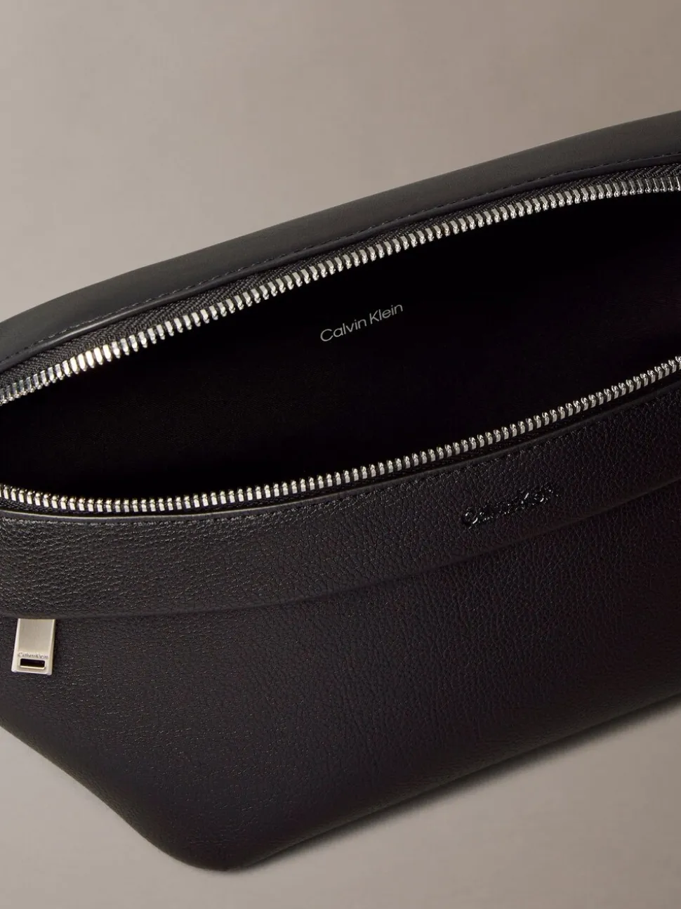 Calvin Klein Black Micro Pebble Waistbag