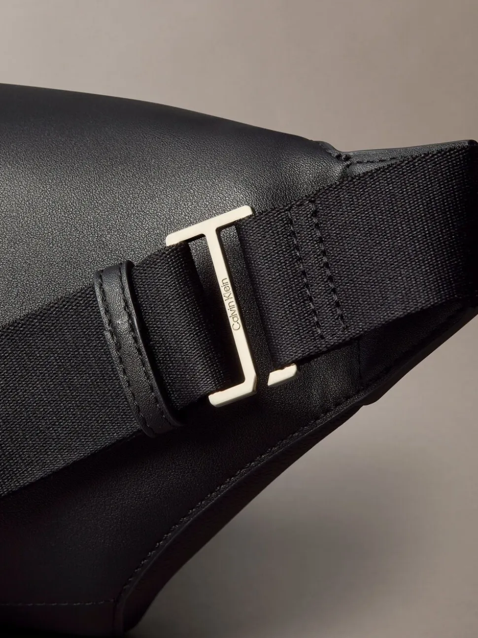 Calvin Klein Black Micro Pebble Waistbag