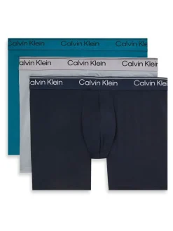 Calvin Klein Black Microfibre Stretch Boxer Briefs 3 Pack