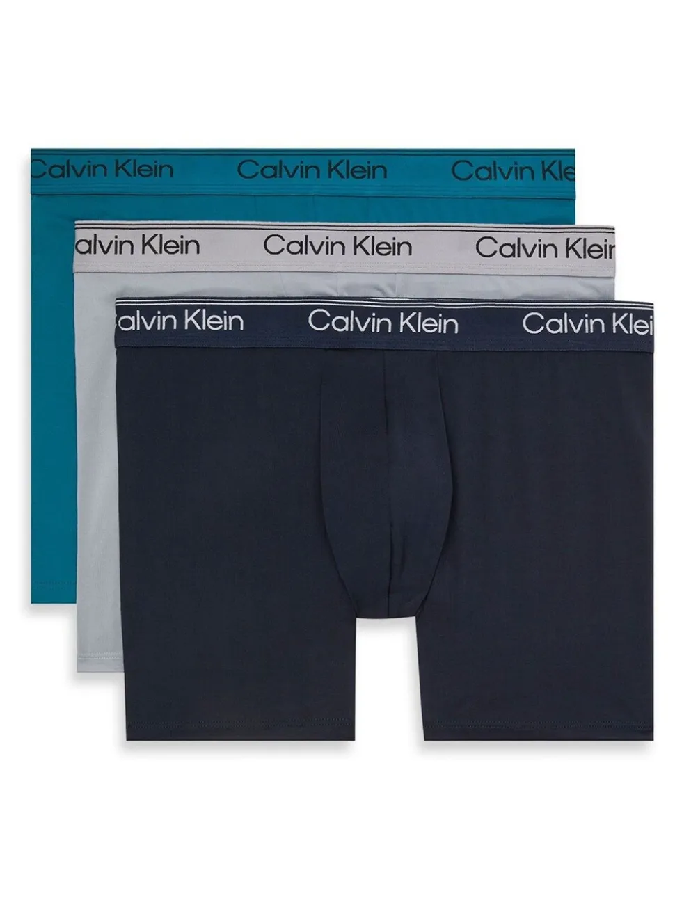 Calvin Klein Black Microfibre Stretch Boxer Briefs 3 Pack