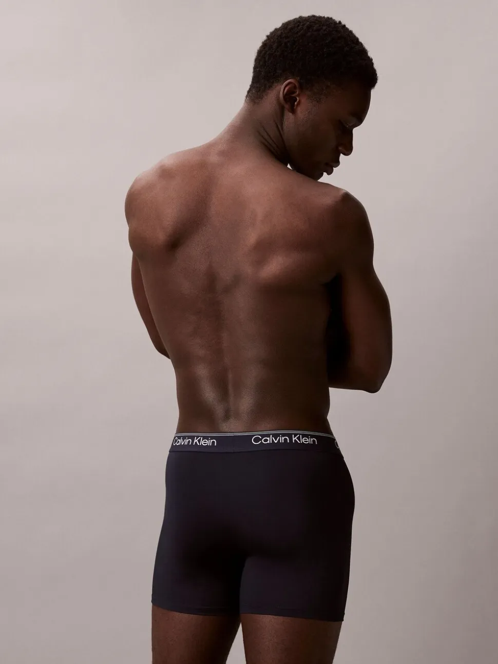 Calvin Klein Black Microfibre Stretch Boxer Briefs 3 Pack