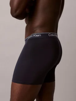 Calvin Klein Black Microfibre Stretch Boxer Briefs 3 Pack
