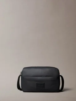 Calvin Klein Black Puffer Utility Camera Bag