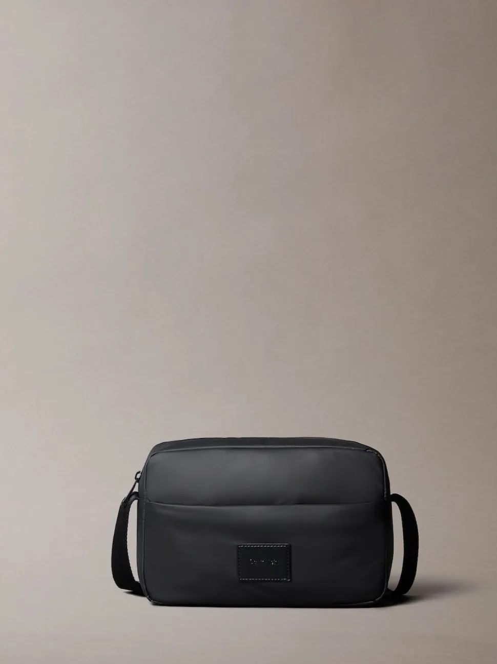 Calvin Klein Black Puffer Utility Camera Bag