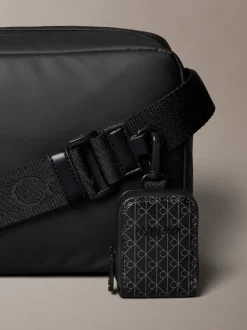 Calvin Klein Black Puffer Utility Camera Bag