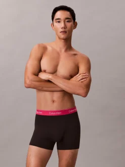 Calvin Klein Black Relaxed Dart Icon Cotton Stretch Trunks 3 Pack
