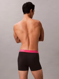 Calvin Klein Black Relaxed Dart Icon Cotton Stretch Trunks 3 Pack