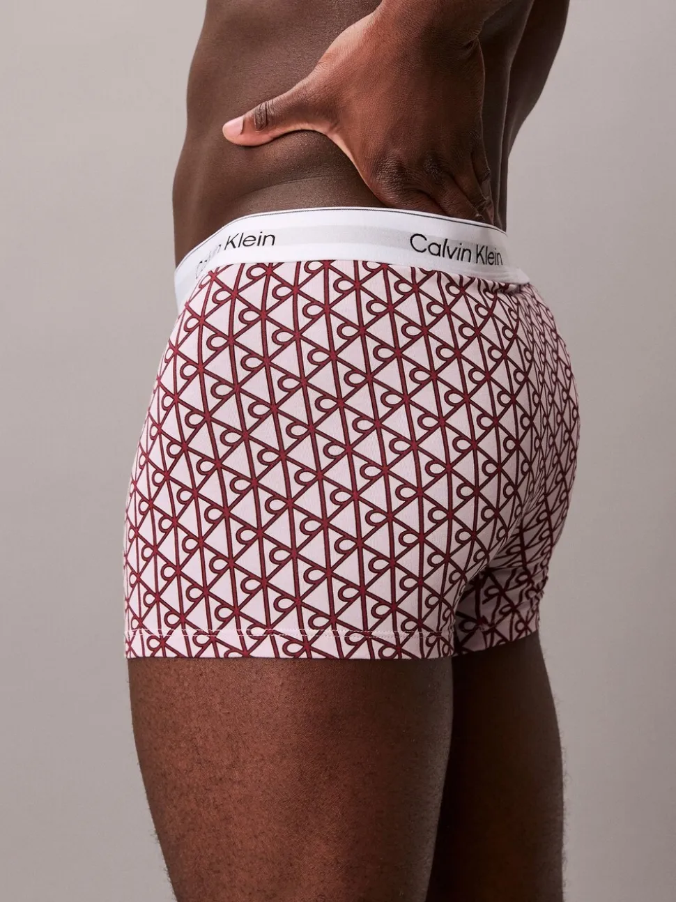Calvin Klein Black Relaxed Dart Icon Cotton Stretch Trunks 3 Pack
