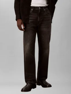 Calvin Klein Black 90s Straight Klein Black Jeans
