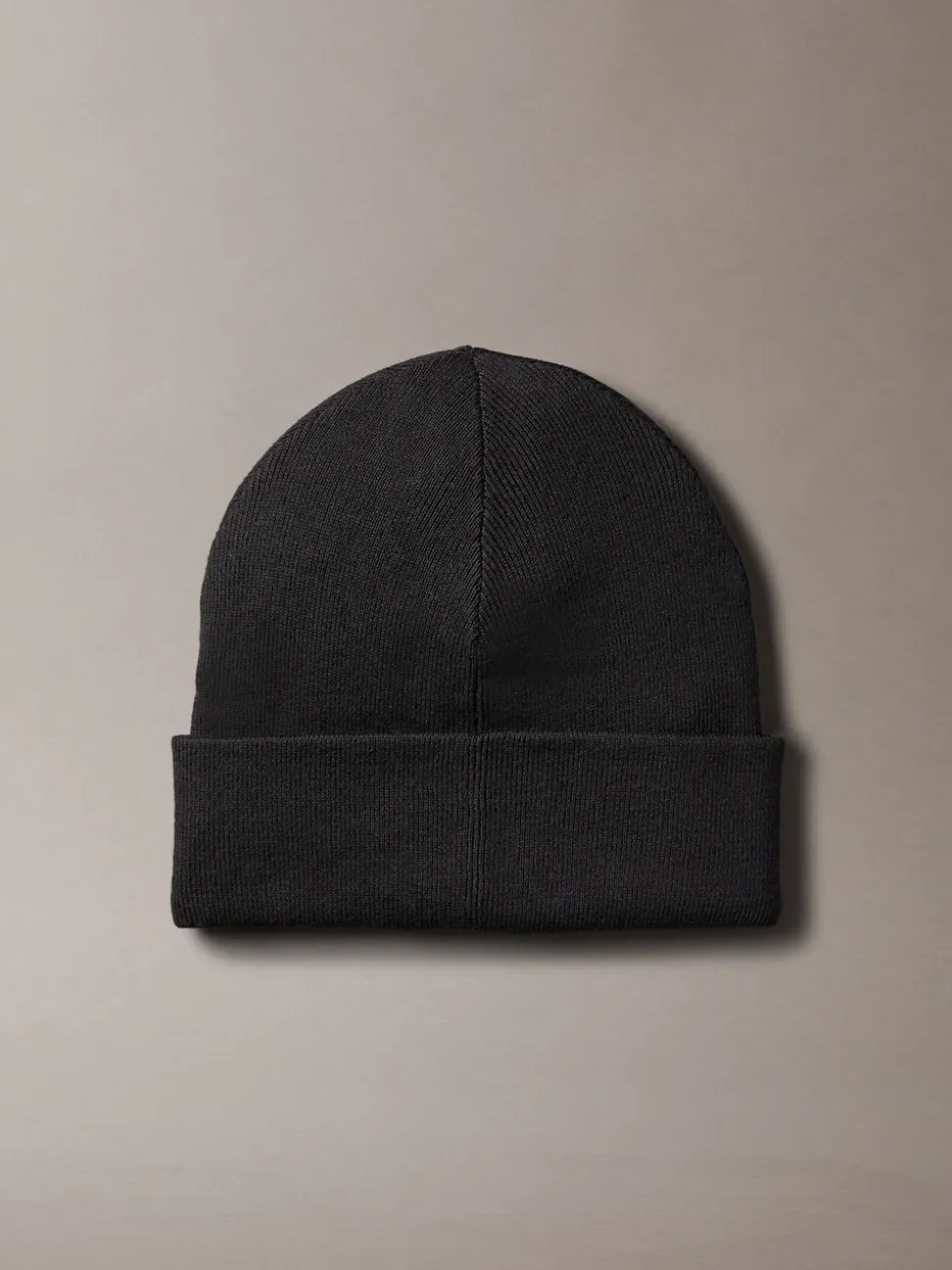 Calvin Klein Black Signature Logo Beanie