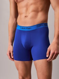 Calvin Klein Black Tonal Microfibre Stretch Boxer Briefs 3 Pack