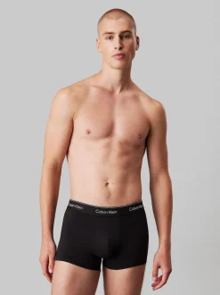 Calvin Klein Black Tonal 5 Pack Icon Cotton Stretch Boxer Trunks 5 Pack