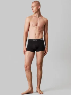 Calvin Klein Black Tonal 5 Pack Icon Cotton Stretch Boxer Trunks 5 Pack