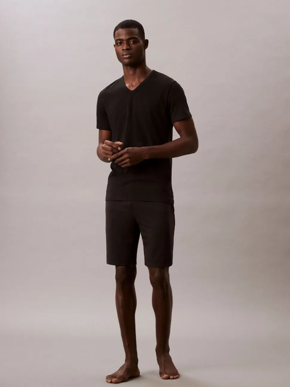 Calvin Klein Black V-Neck Lounge T-Shirt