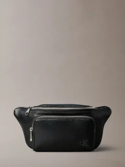 Calvin Klein Black Webbing Strap Waistbag
