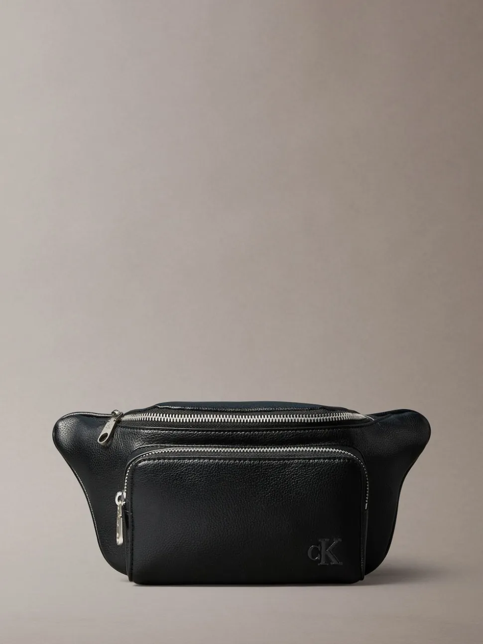 Calvin Klein Black Webbing Strap Waistbag