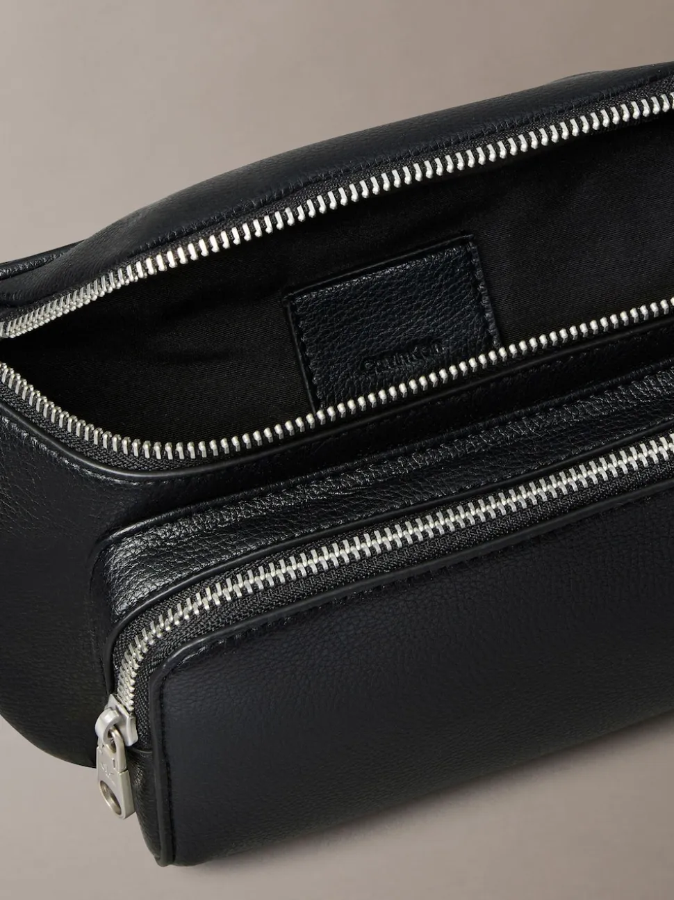 Calvin Klein Black Webbing Strap Waistbag