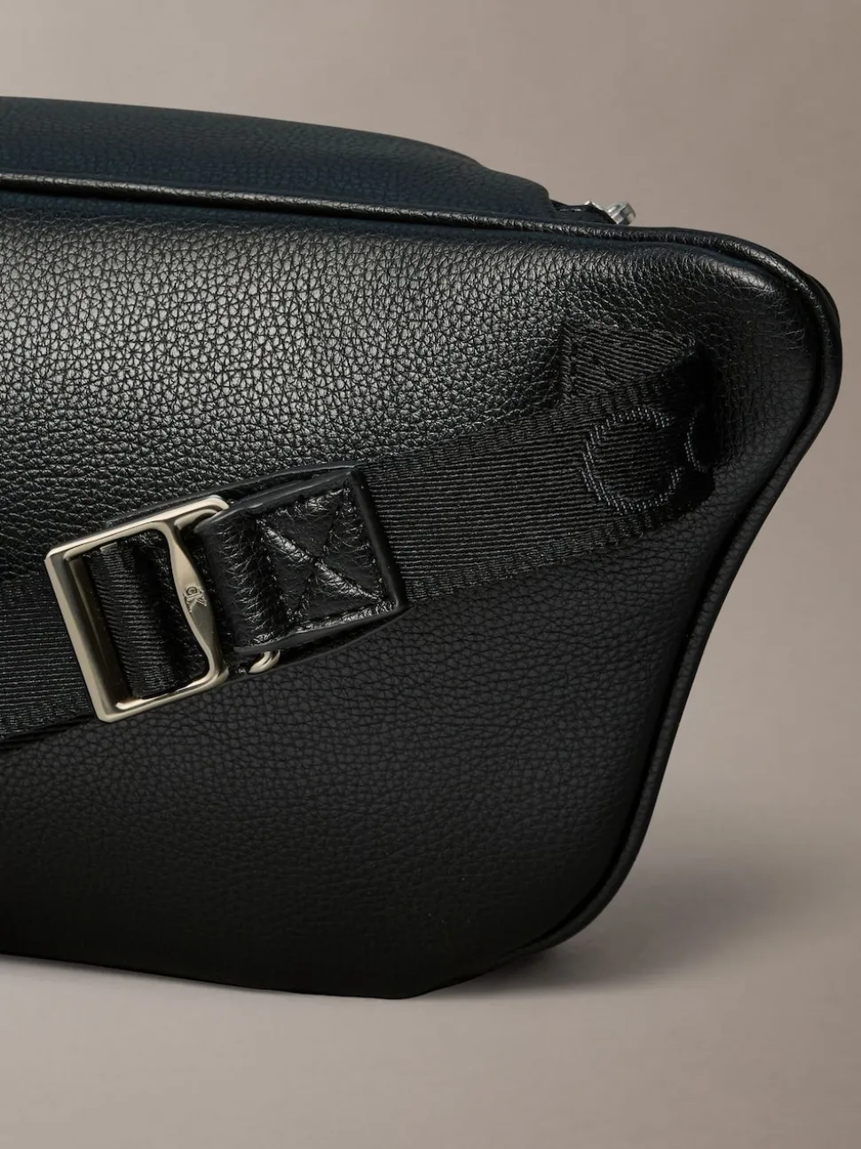 Calvin Klein Black Webbing Strap Waistbag