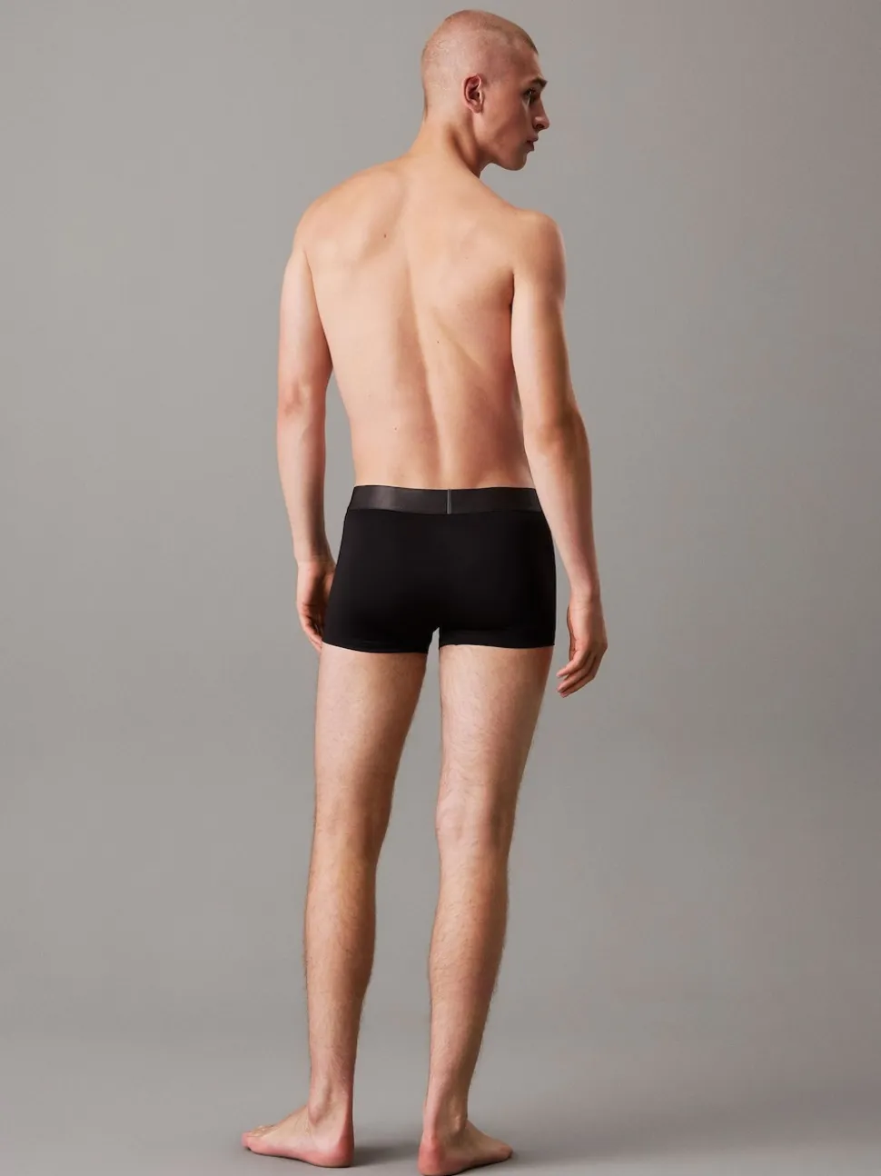 Calvin Klein Black/Brown Band Micro Stretch Boxer Briefs 3 Pack